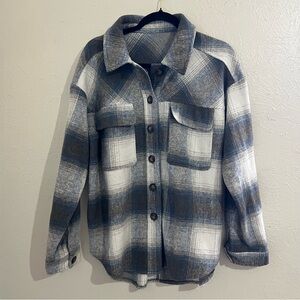 Plaid Button-Up Flannel